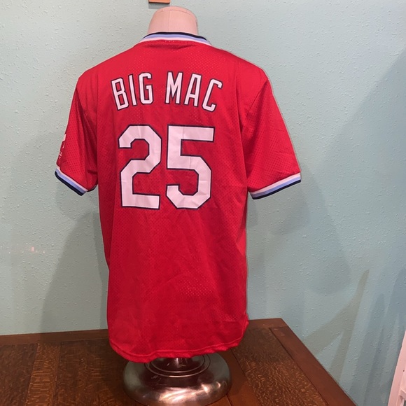 St. Louis Cardinals Big Mac jersey.  XL.  Great condition. Rare. - Picture 4 of 5
